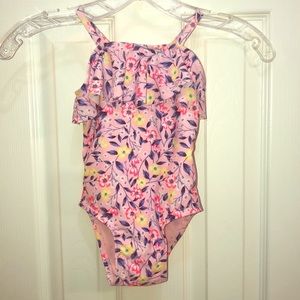3/$20 NEW W/O Tag Pink Floral Toddler Bathing Suit